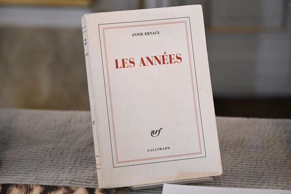 The book “The Years” (Les annees), published in 2008, by...